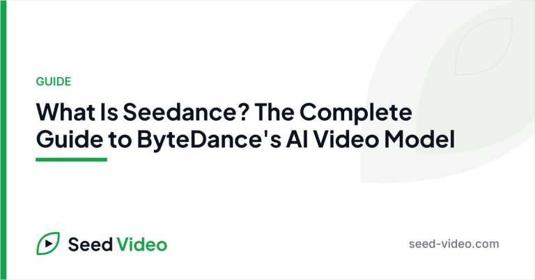 What is seedance — What Is Seedance? The Complete Guide to ByteDance's AI Video Model